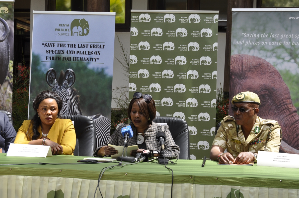 RESULTS OF CENSUSES OF ELEPHANT, BUFFALO, GIRAFFE AND GREVY’S ZEBRA COUNTED IN FIVE KEY ECOSYSTEMS CONDUCTED IN 2016 AND 2017