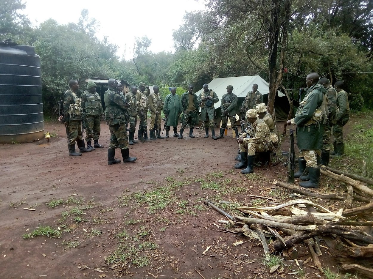 A ranger camp within Nairobi Park